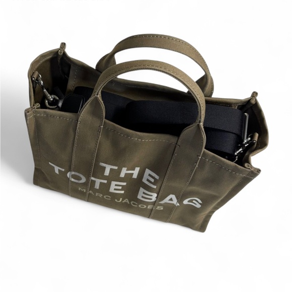 Marc Jacobs The Tote Bag Medium Canvas Slate Green - Picture 4 of 10
